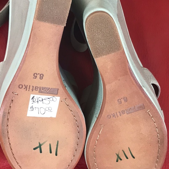 Matico All real leather 8,5 platforms tan New - Picture 6 of 8